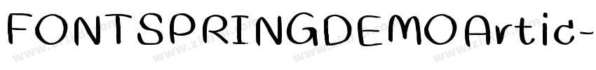FONTSPRINGDEMO Artic字体转换